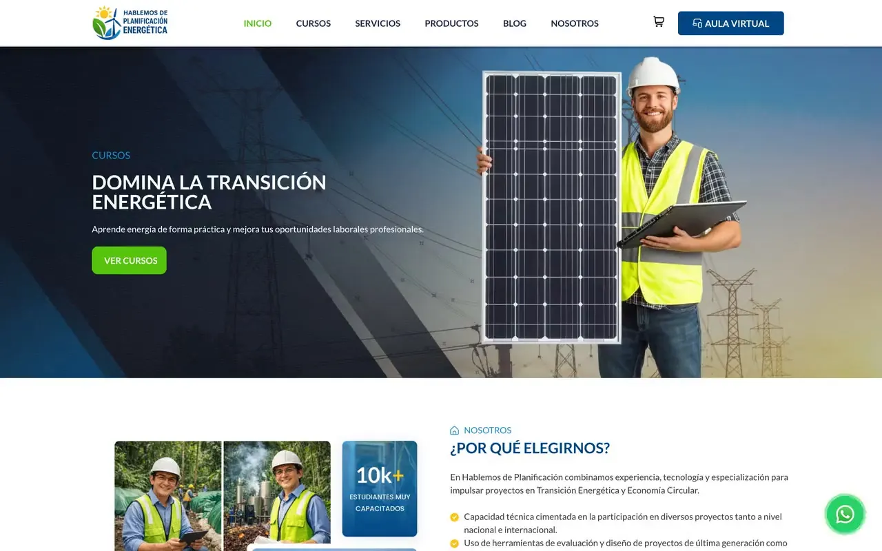 Portada de la web de Hablemos de Planificación