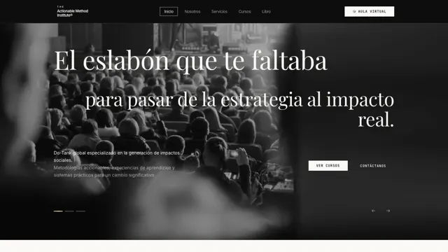 Web de The Actionable Method Institute