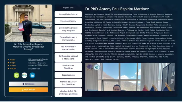 Web de Antony Paul Espiritu Martinez