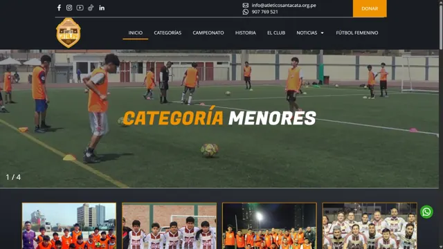 Web de Club Atlético Santa Catalina
