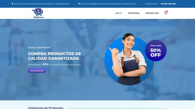 Web de BIGSTORE