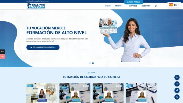 Web de CECAPHE LATAM