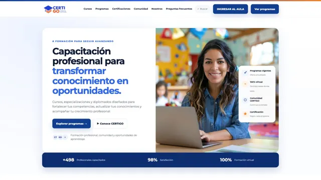 Web de CERTIGO