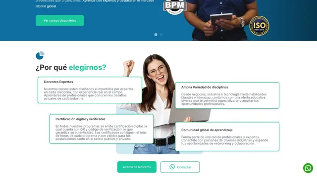 Web de CGEC – Centro Global de Educación Continua