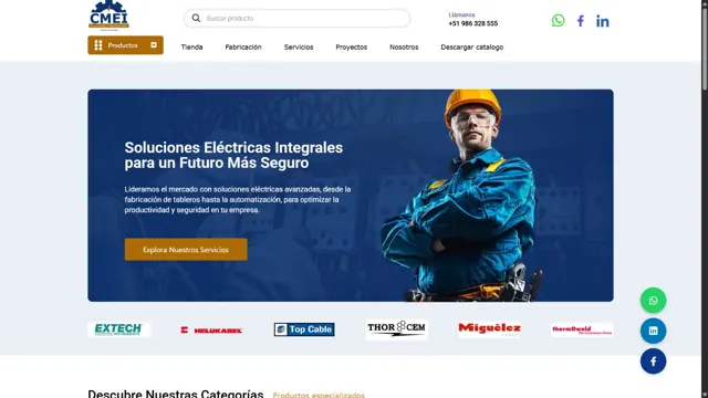 Web de CMEI Soluciones Integrales