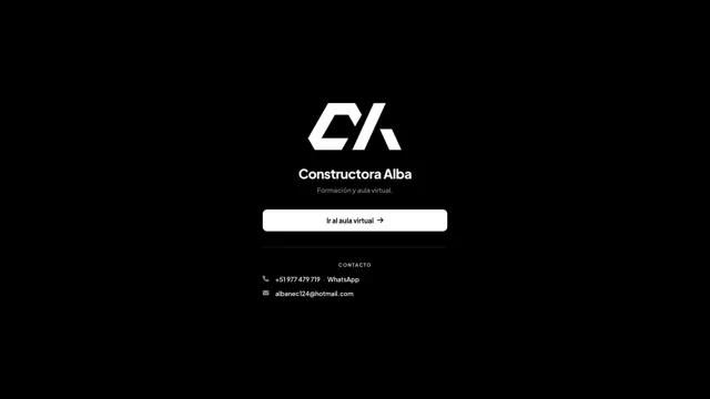 Web de Constructora Alba