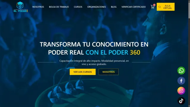 Web de El Poder 360