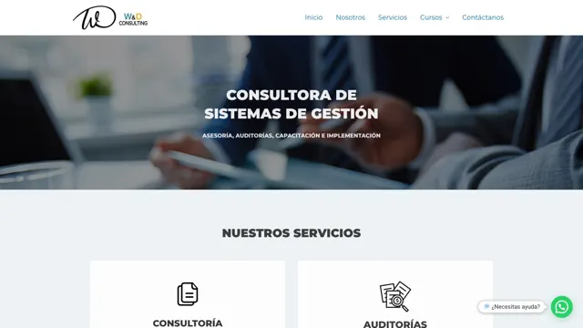 Web de W&D Consulting
