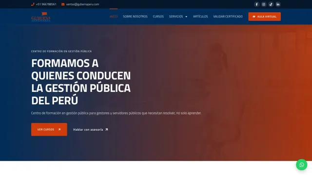 Web de GUBERNA