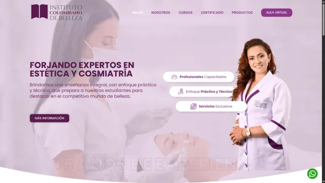 Web de Instituto Colombiano de Belleza