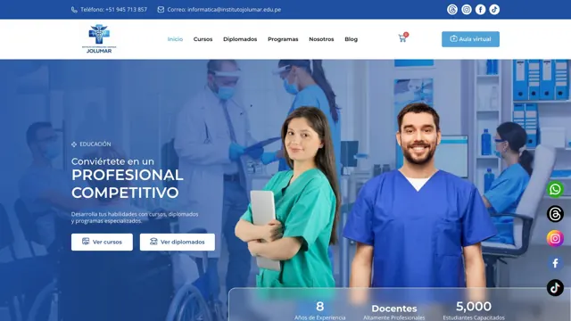 Web de Instituto JOLUMAR