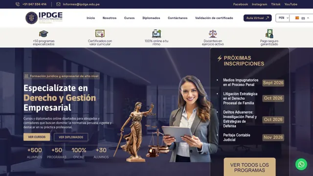 Web de IPDGE