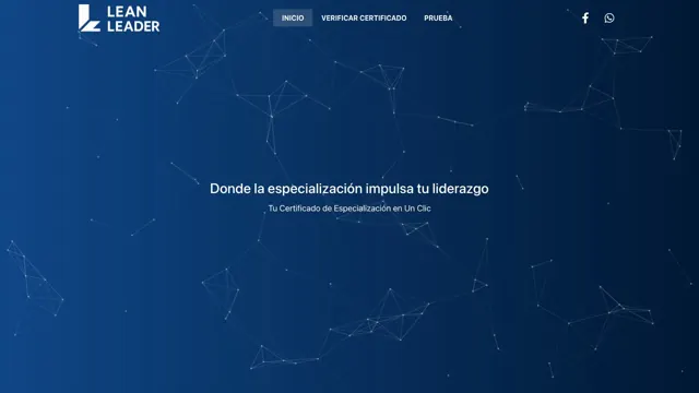 Web de Lean Leader