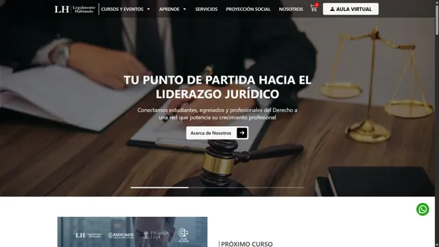 Web de Legalmente Hablando