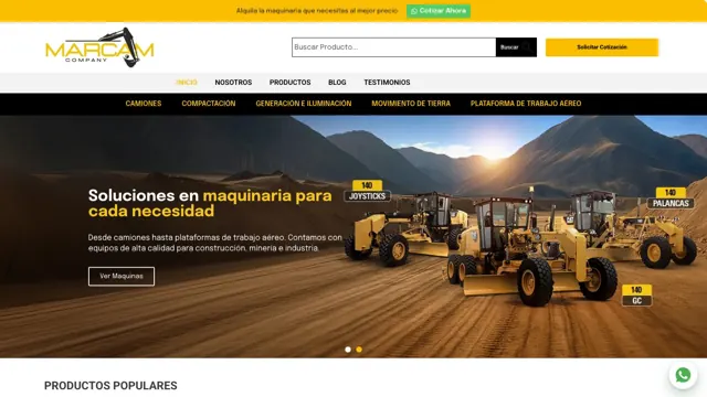 Web de MARCAM COMPANY