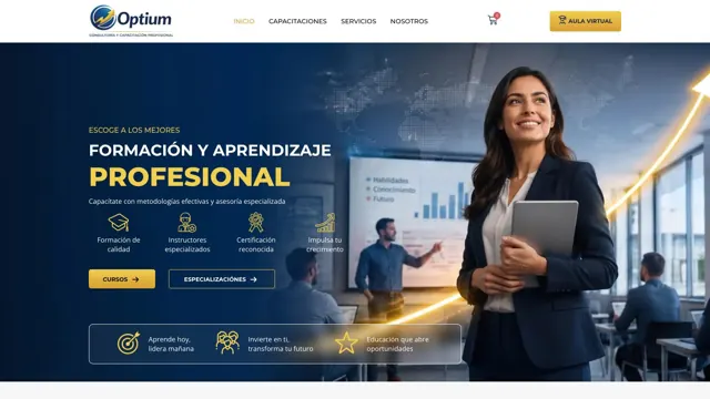 Web de OPTIUM Consultores
