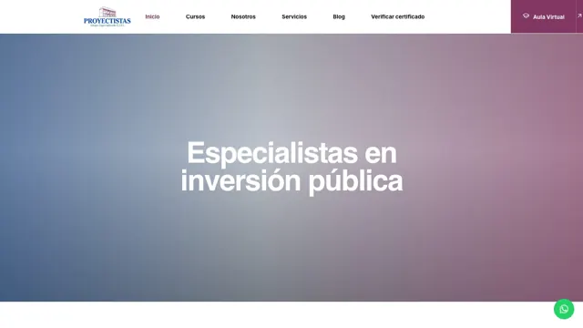 Web de Proyectistas Grupo Especializado