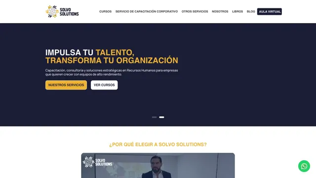 Web de Solvo Solutions