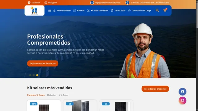 Web de S&J Telecomunicaciones