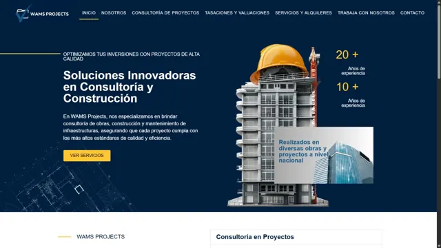 Web de WAMS Projects